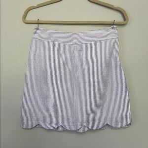 Vineyard Vines Skirt Size 0 White and Blue Mini Skirt Resort Wear